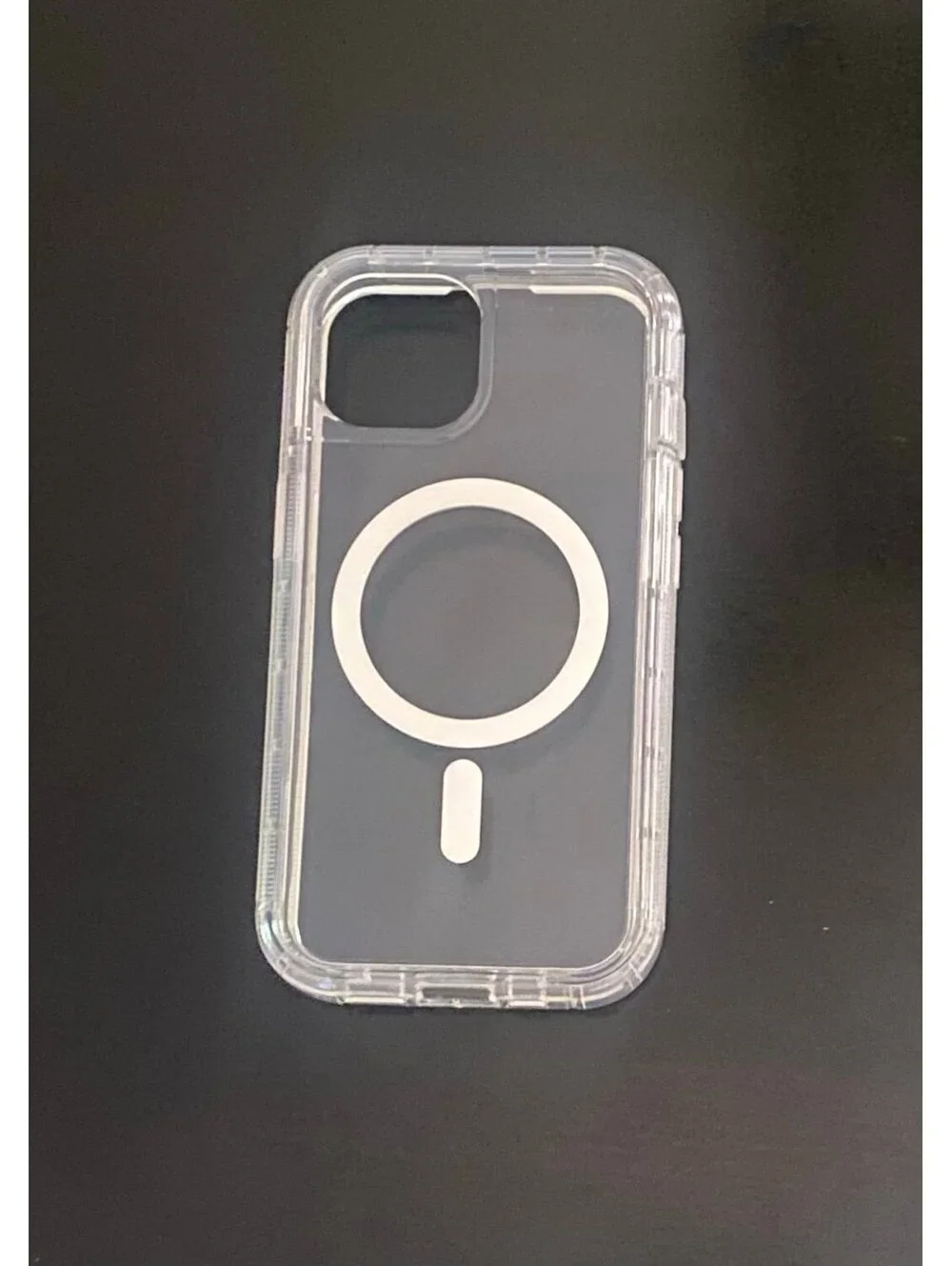 Onn Rugged Case for iPhone 16e/15/14/13 Clear